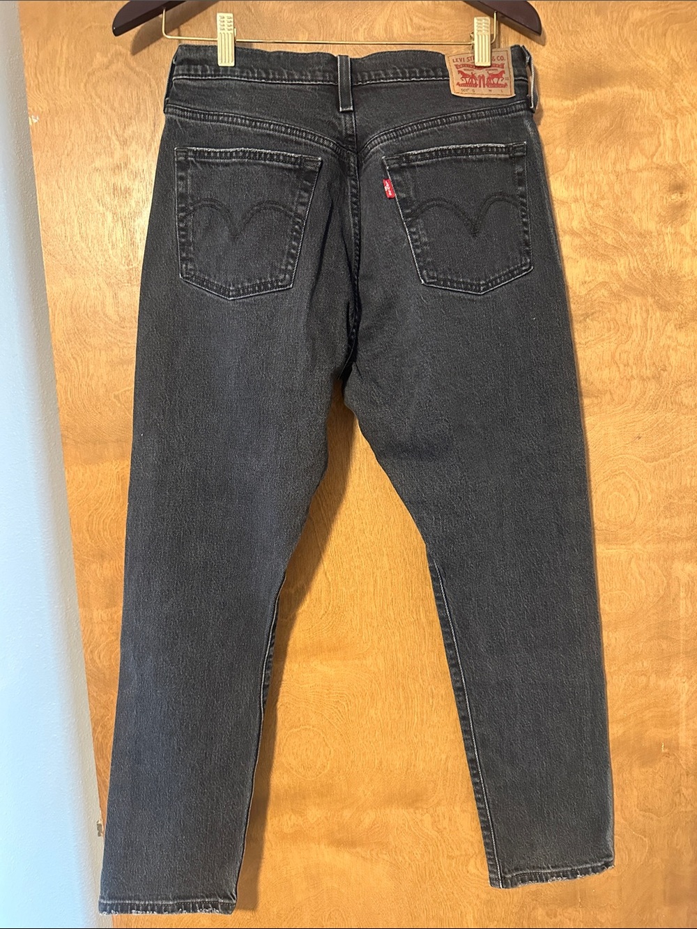 Levi's Women's Black Straight Leg Jeans